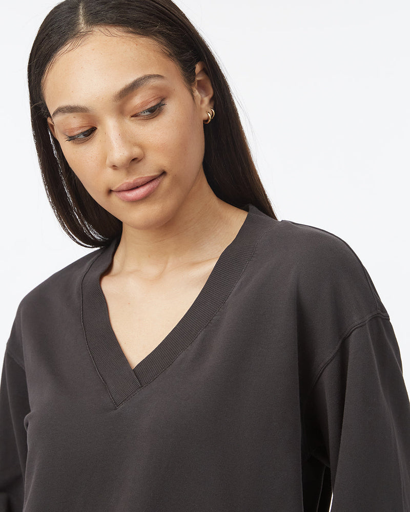 black_cotton_v_neck_sweatshirt_womens