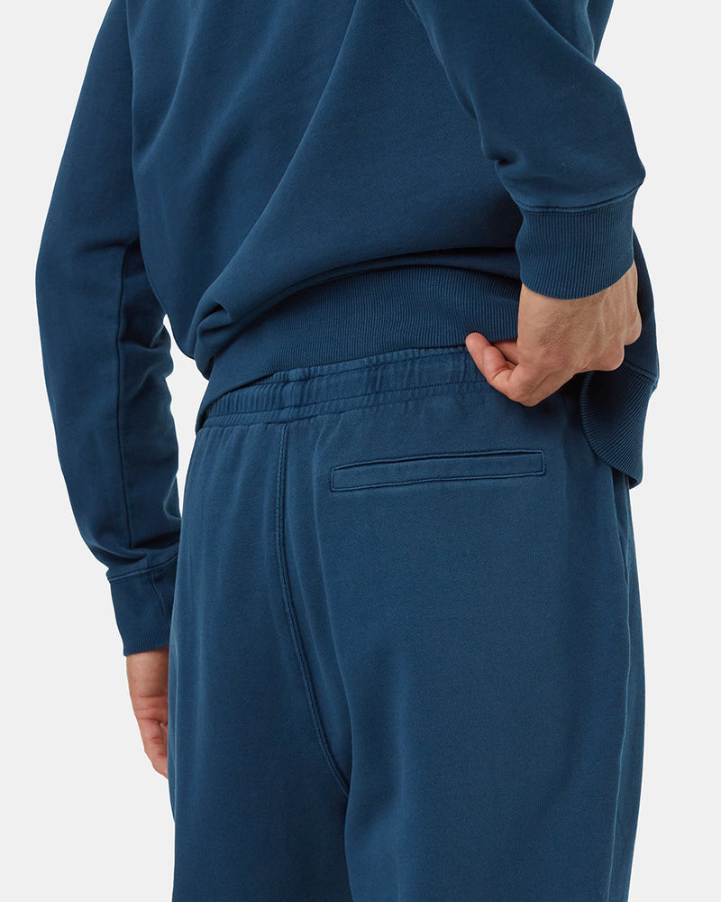 men's cotton tapered sweatpants_blue