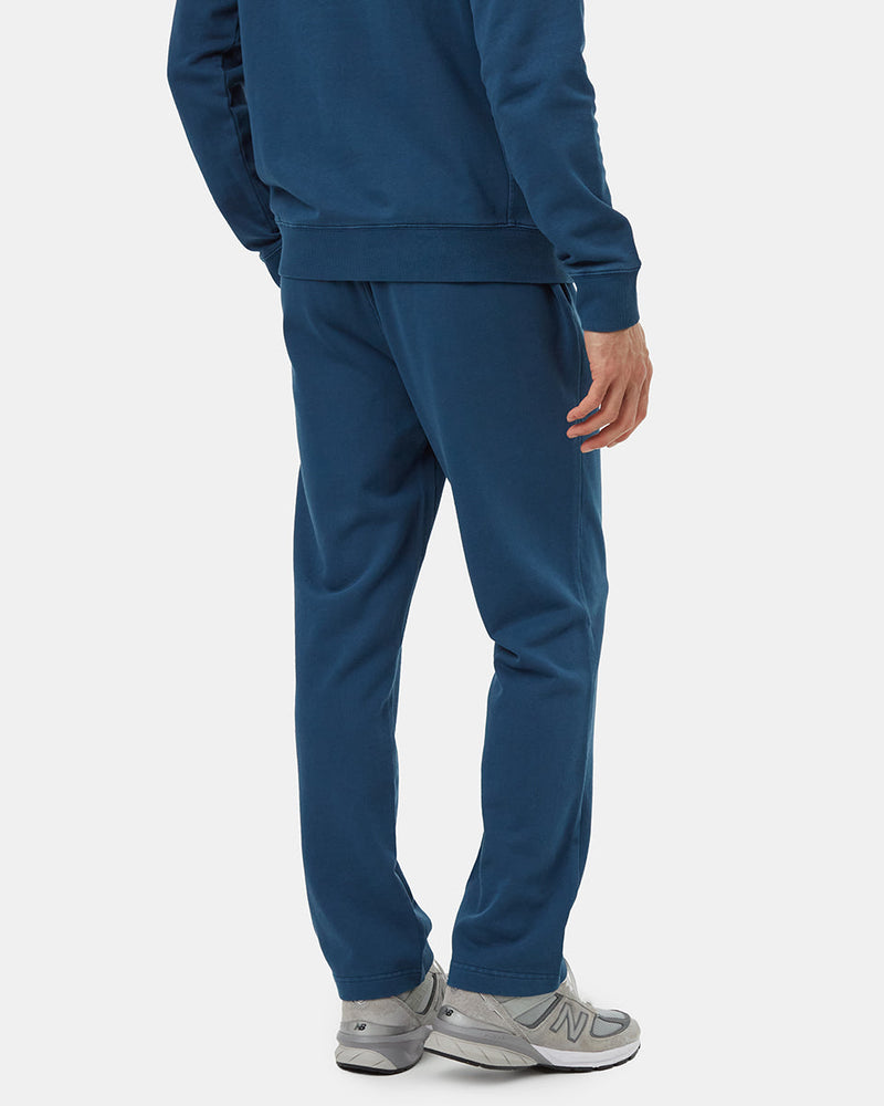 men's cotton tapered sweatpants_blue
