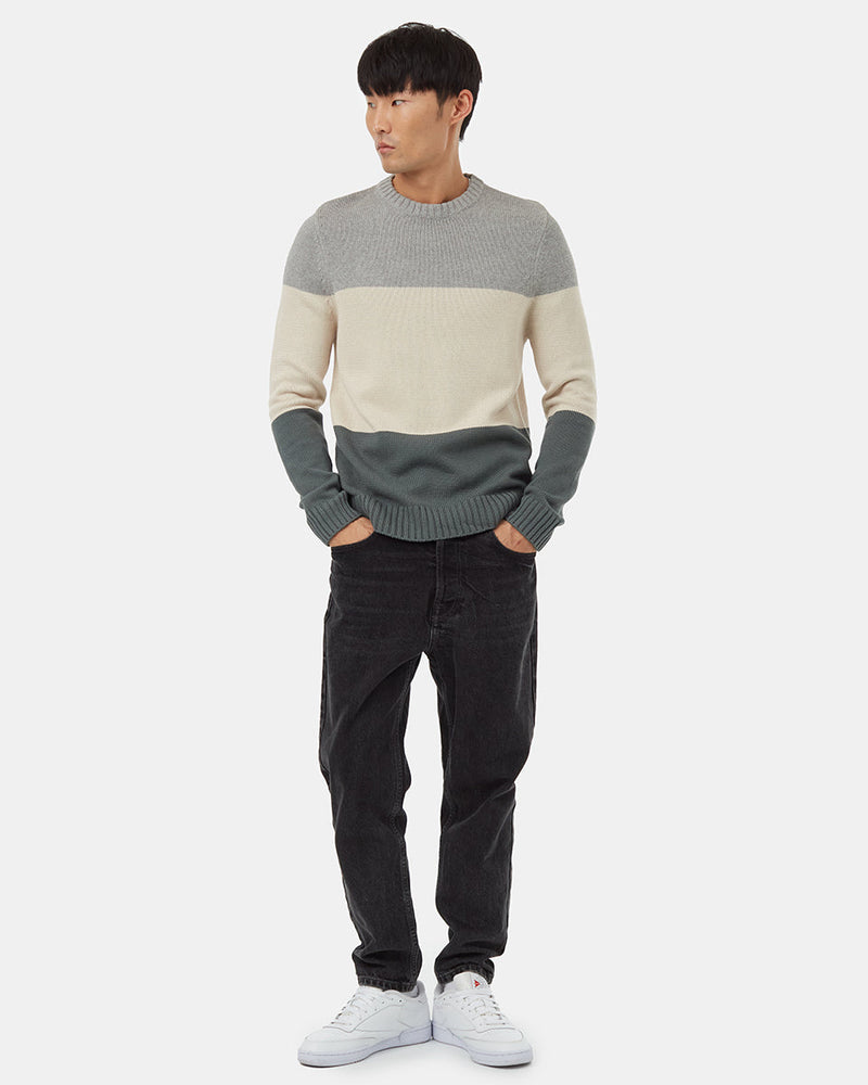 Men's Organic Cotton Striped Jumper