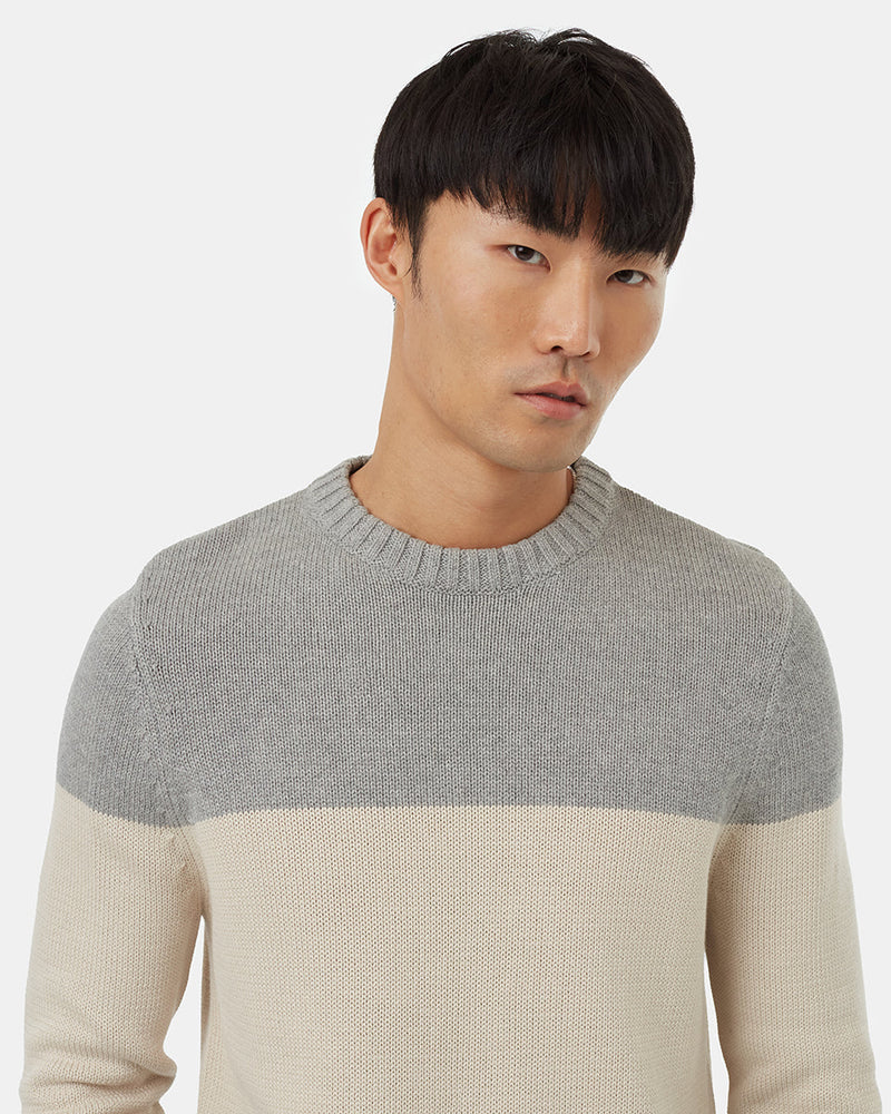 Men's Organic Cotton Striped Jumper
