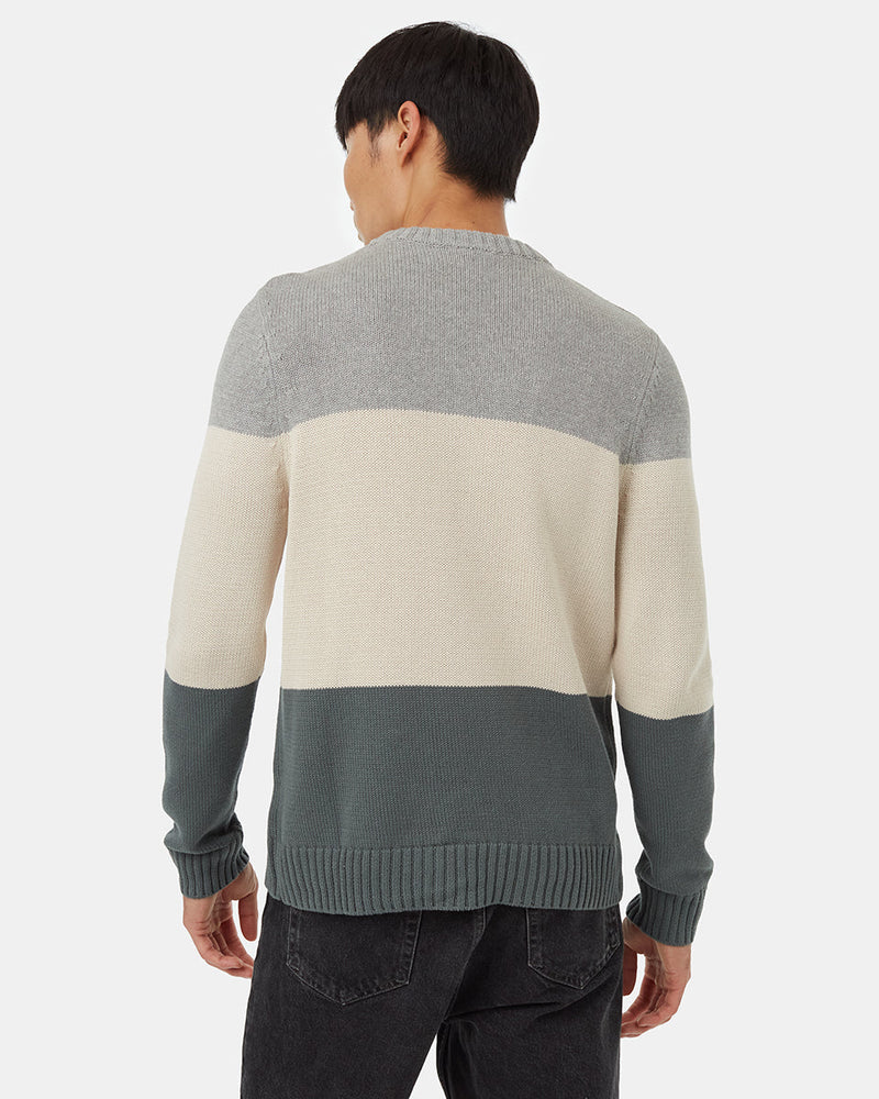 Men's Organic Cotton Striped Jumper