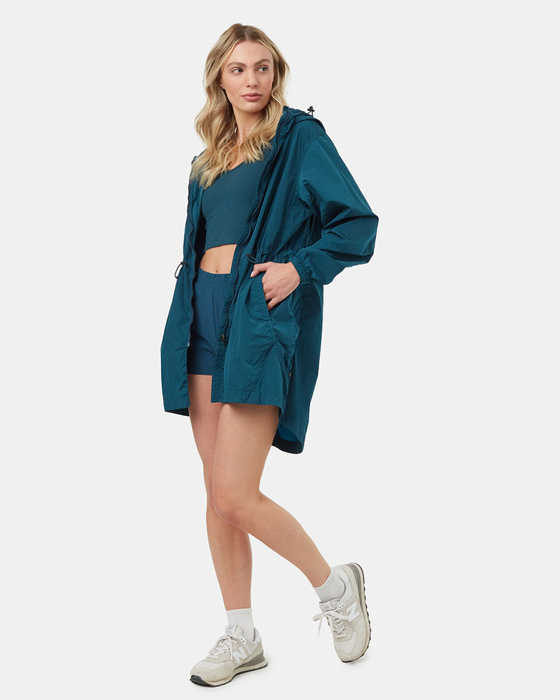 recycled-long-nylon-dark-green-jacket-