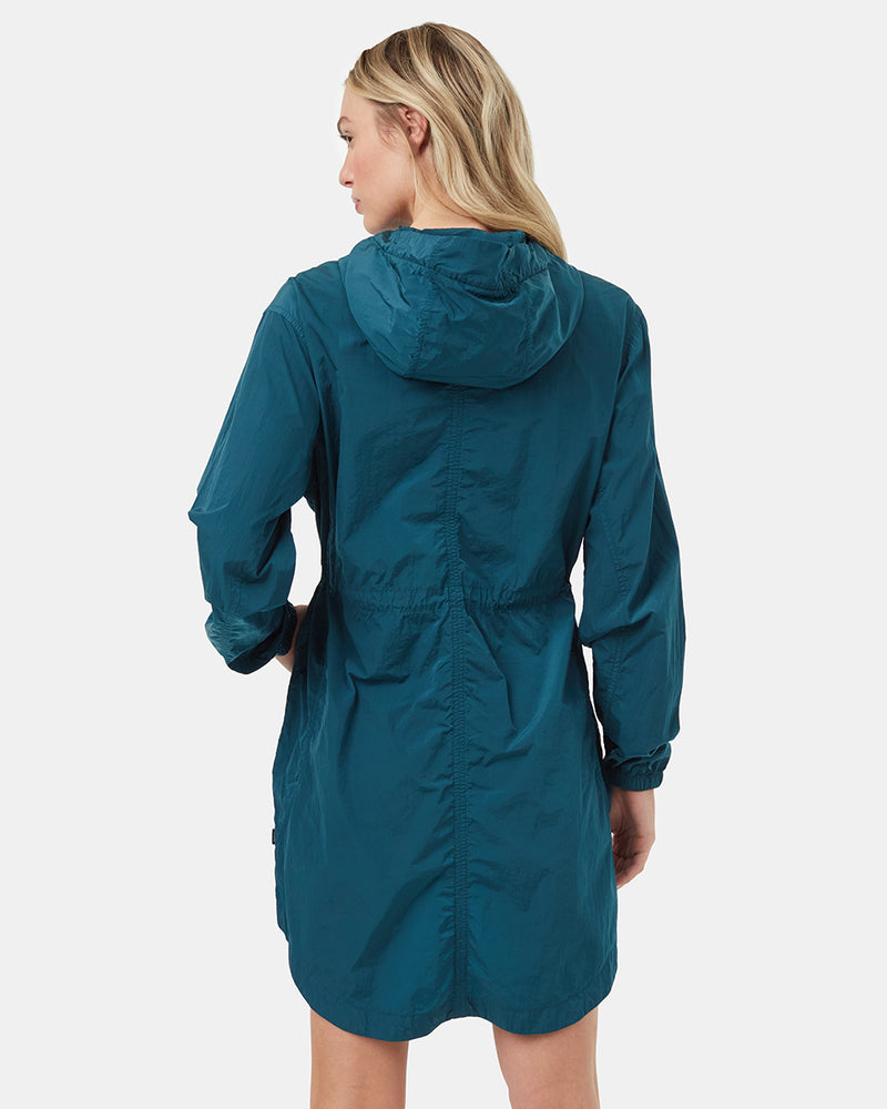 recycled-long-nylon-dark-green-jacket-